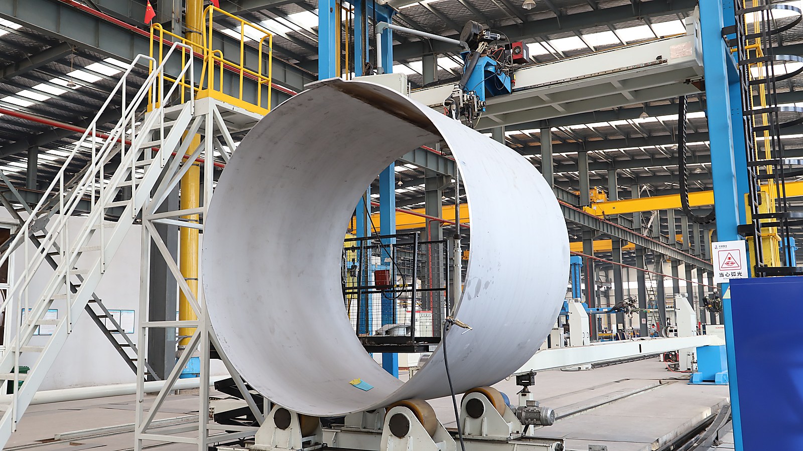 Stainless steel production workshop