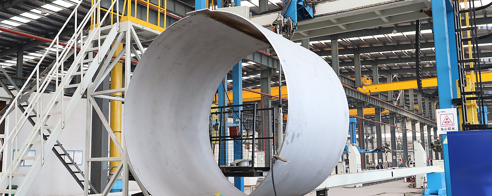 Stainless steel production workshop