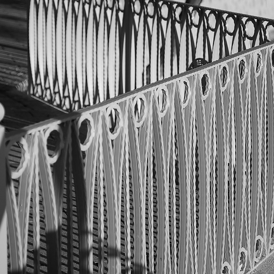 Decorative Wrought Metal Railing Panel